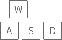W,A,S,D